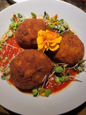 Fried mac n cheese at The Oasis Santa Rosa Beach in Santa Rosa Beach