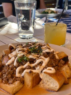 Sausage and Gravy at The Oasis Santa Rosa Beach in Santa Rosa Beach