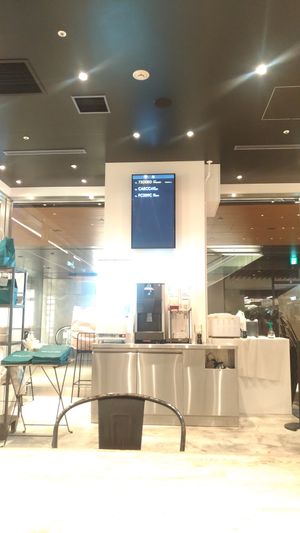 Wait time/preparation system. at Crisp Salad Works - Coredo Muromachi Terrace in Tokyo