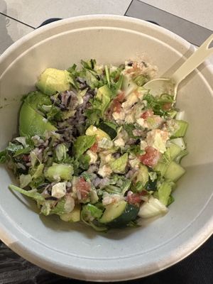 Custom made salad  at Crisp Salad Works - Coredo Muromachi Terrace in Tokyo