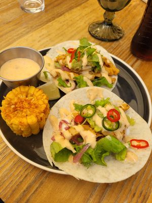 Vegan tacos at Peppers in Dubrovnik