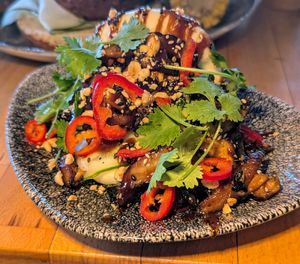 Mushroom bao at Peppers in Dubrovnik