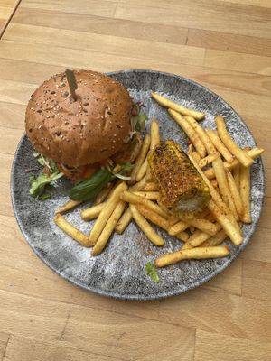 Vegan burger 🥰  at Peppers in Dubrovnik