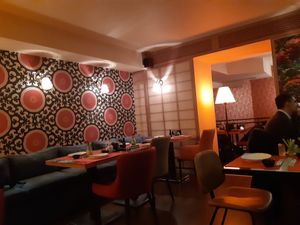 Nice and cosy place, unfortunately smoking is tolerated at MOON Sushi & Fusion Food Bar in Belgrade