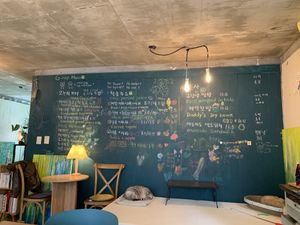 The menu   at Green Nap in Seoul