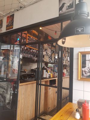 Inside at Tommi's Burger Joint in Copenhagen
