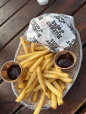 Combo with fries  at Tommi's Burger Joint in Copenhagen