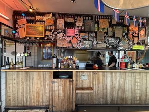 Counter  at Tommi's Burger Joint in Copenhagen