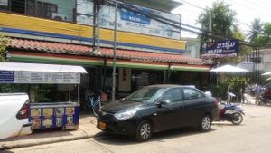 street front at Nazim in Vientiane