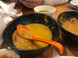 Soupy dahl at Nazim in Vientiane