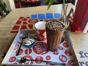   at Tony's Chocolonely Chocolate Bar in Amsterdam