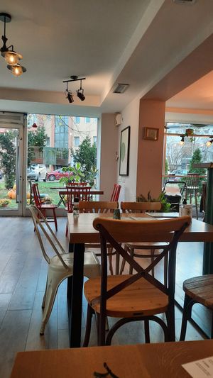 Inside at Matcha Coffee and Eatery in Pristina