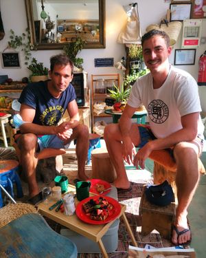 Roots family and friends at Roots in Aljezur