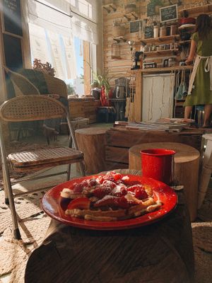 Inside the shop at Roots in Aljezur