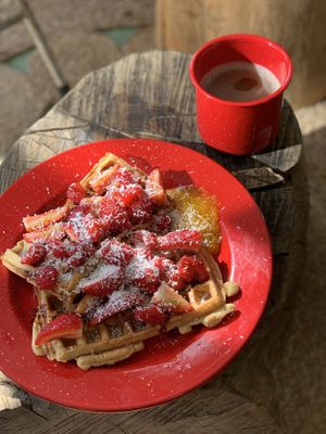 Waffel  at Roots in Aljezur