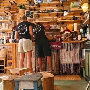 Getting your treats ready, right in front of you, like home! at Roots in Aljezur