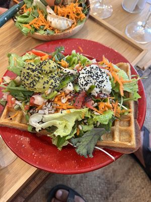 Waffel   at Roots in Aljezur