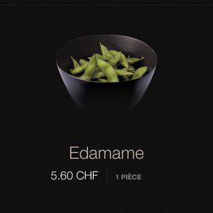 Edamame  at Sushi Shop in Nyon