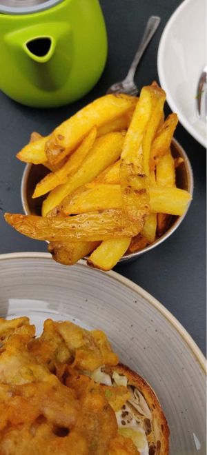 Chips done to perfection   at Source in York