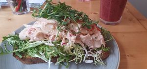 Lobster salad sandwich at Source in York