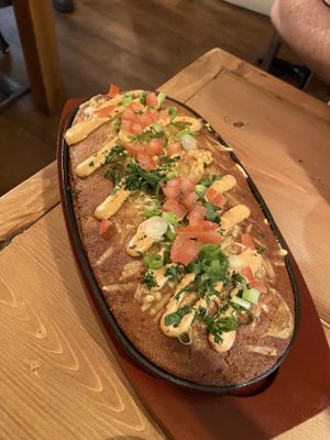 Loaded corn bread  at Source in York