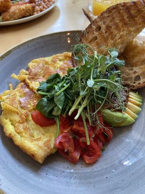 Chickpea Omlette  at Source in York