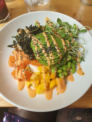 Poke bowl at Source in York