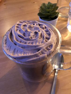 Hot chocolate   at Source in York