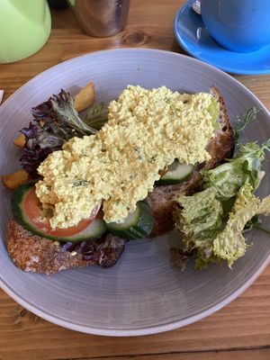 Scrambled tofu  at Source in York