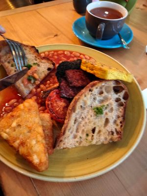 English breakfast at Source in York