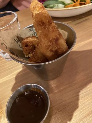 Mac and cheese fries   at Source in York