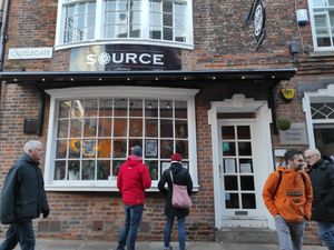 Outside at Source in York