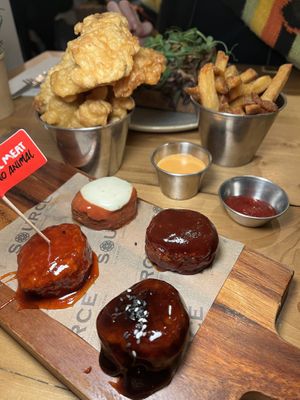 Vfc bites, frickles and fries  at Source in York