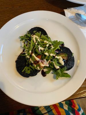Garlic mushroom starter  at The Plough in Whitby