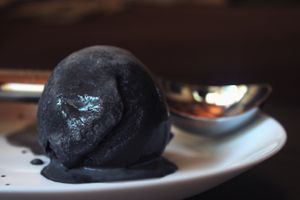 West End Wakanda; best black vegan ice cream! at eighty7sweets Vegan Ice Cream Company in Atlanta