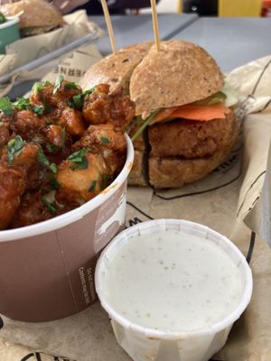 Banh mi with Buffalo cauliflower   at Arizona Wilderness DTPHX in Phoenix