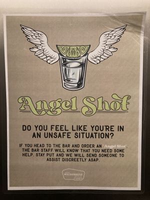 Spotted in the women’s restroom— nice!  at Arizona Wilderness DTPHX in Phoenix