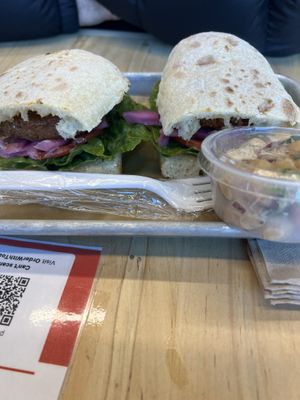 falafel sandwich   at Rebel Dog Coffee Co in Farmington