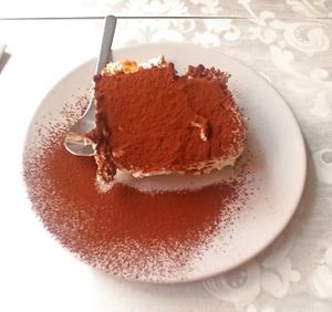 Tiramisú at Hazme Vegano in Barcelona