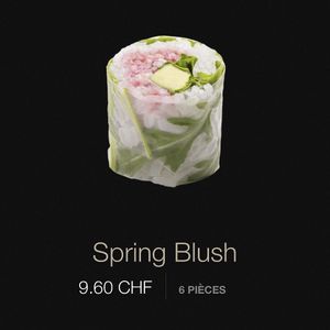 Spring blush at Sushi Shop in Morges