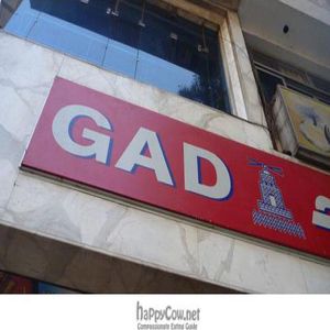 Gad signage. at Gad - 26 July  in Cairo