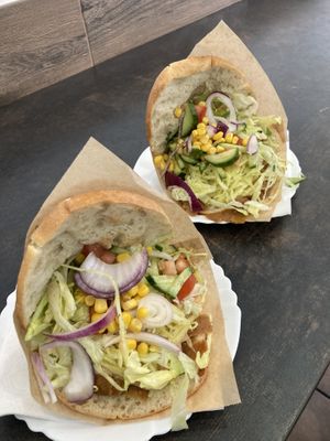 Vegan kebab with seitan  at Sayf Kebab in Muenster