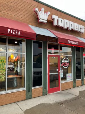 Exterior October 2025 at Toppers Pizza in Bloomington