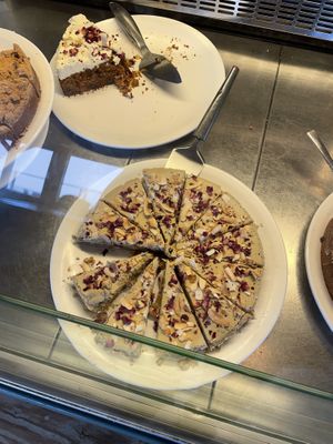 Vegan cake!  at Strandtent Het Puntje in The Hague