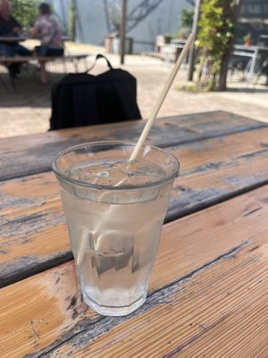Elderflower lemonade   at Noordertuin in Utrecht