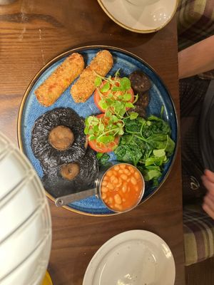 Vegan breakfast  at Kings Head in Richmond