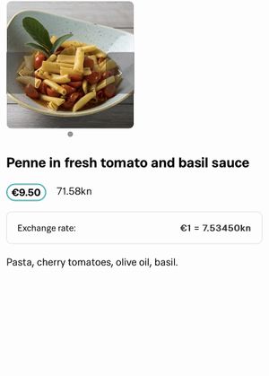 Menu   at Oliva - Maybe closed in Baska