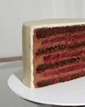 Black Forest Cake  at VegDek in Tallinn