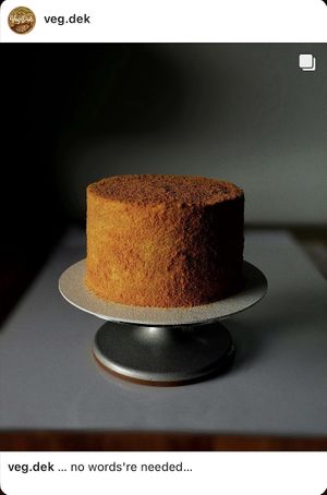 noHoney Cake  at VegDek in Tallinn