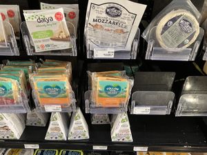 Mmm, cheese. at Wheatsville Food Co-op in Austin